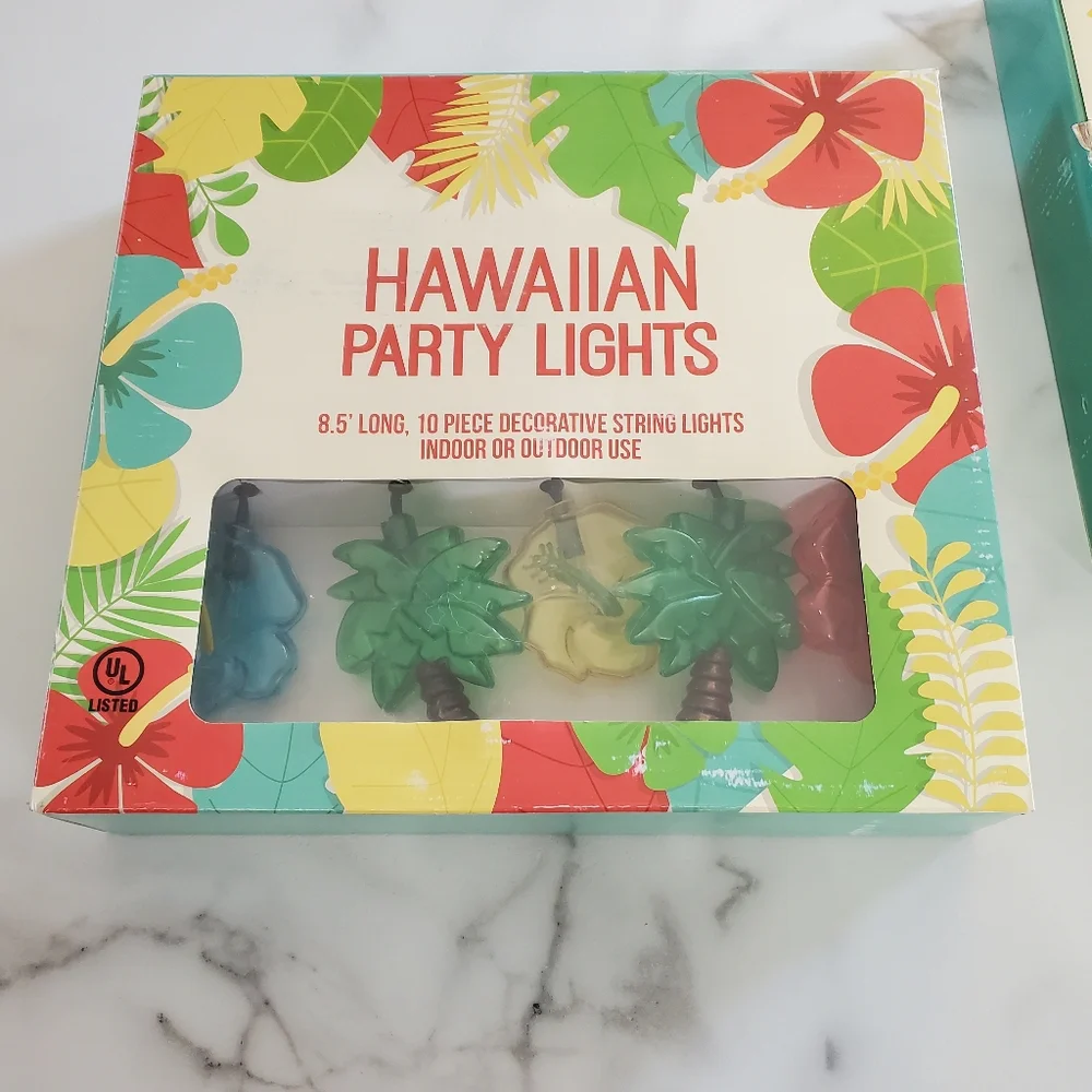 Hawaiian Party Lights 2 Boxes NEW